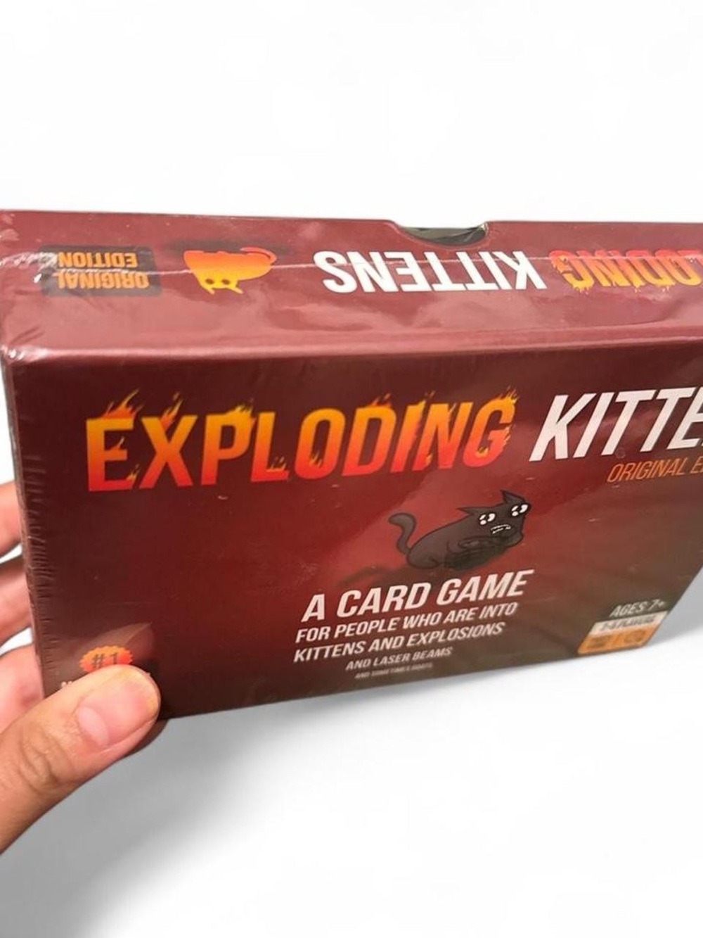 Exploding Kittens Original Edition Card Game - Red - Picture 2 of 2